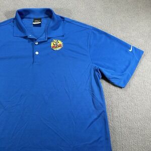 Nike Dri Fit 85th Bomb Squadron Polo Mens Large Shirt Skull‎ Cigar Skeleton